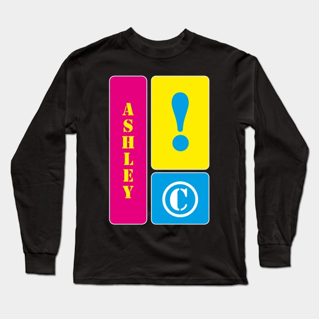 My name is Ashley Long Sleeve T-Shirt by mallybeau mauswohn